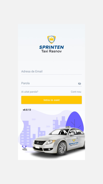 Sprinten Taxi - Android & iOS Mobile Application for Taxi Orders